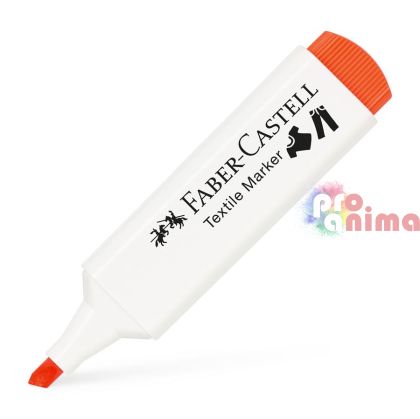 маркер за текстил Faber-Castell неон оранж