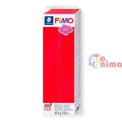 полимерна глина Fimo Soft, 454 g, 24 индийска червена