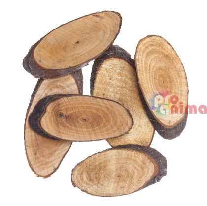 Дървени шайби за декорация DP Craft овал, 5-8 cm
