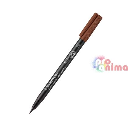 перманентен маркер Staedtler Lumocolor S, кафяв