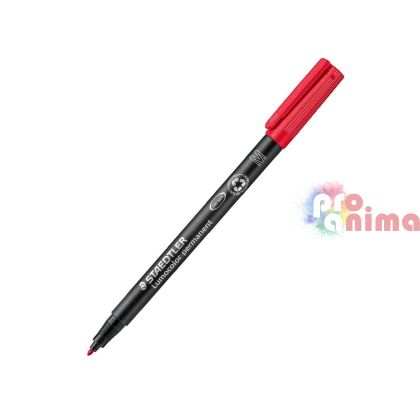 перманентен маркер Staedtler Lumocolor M, червен