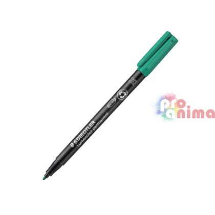 перманентен маркер Staedtler Lumocolor M, зелен