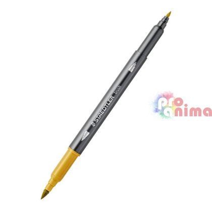 двувърх акварелен флумастер Staedtler, 16 охра