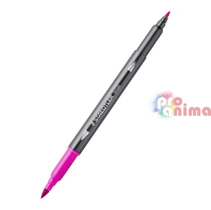 двувърх акварелен флумастер Staedtler, 20 магента
