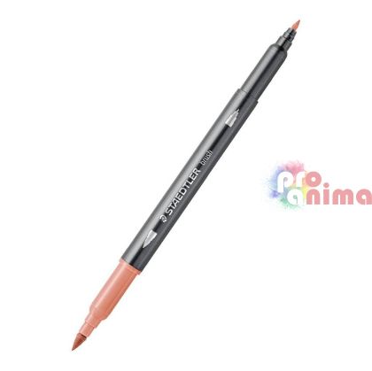 двувърх акварелен флумастер Staedtler, 222 сьомга