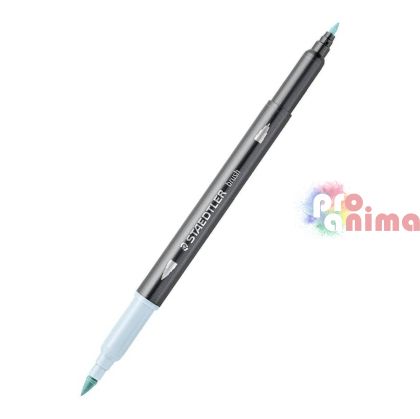 двувърх акварелен флумастер Staedtler, 302 пастелносин