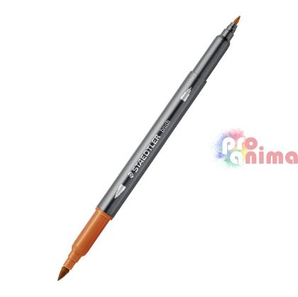 двувърх акварелен флумастер Staedtler, 73 светлокафяв