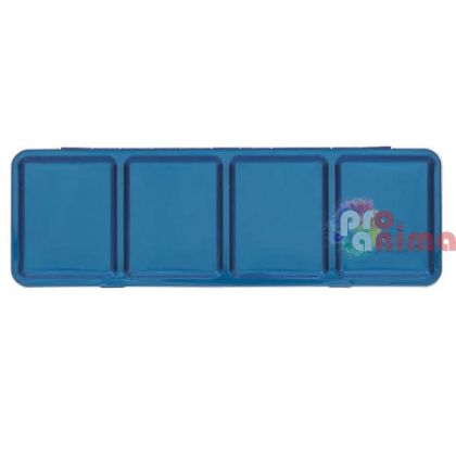 Метална кутия за акварел Phoenix, 24 бр. 1/2 кювети