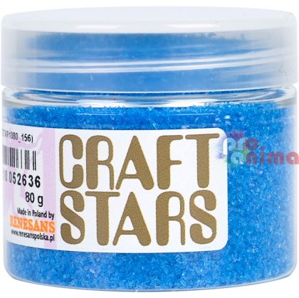 Натрошени кристали  за декорация с блясък Renesans CRAFT STAR, Fine cristal, отделни цветове