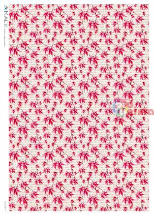 Декупажна хартия оризова KALit A4 Цветя 214