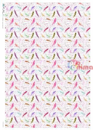 Декупажна хартия оризова KALit A4 Цветя 210