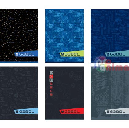 Тетрадка Gabol, каре, А4, 80 листа, за момче