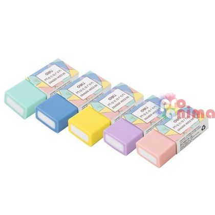 Гума Deli Macaron, цветна