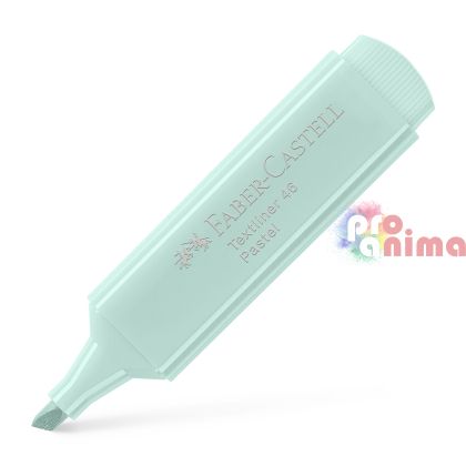 текст маркер Faber-Castell, пастелни цветове- аквамарин