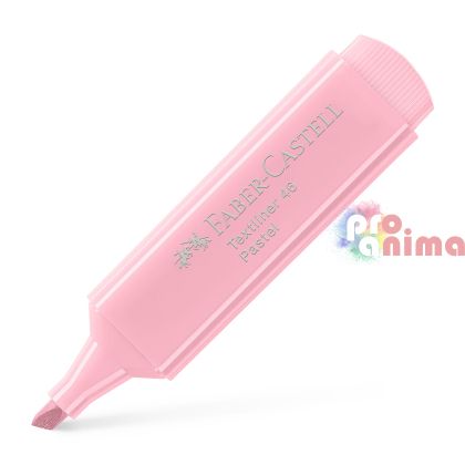 текст маркер Faber-Castell, пастелни цветове-светлорозов