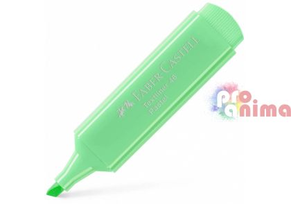 текст маркер Faber-Castell, пастелни цветове- светлозелен
