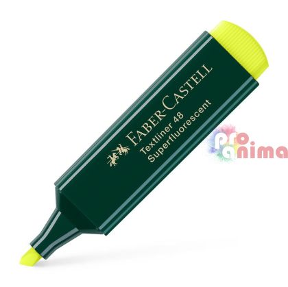 текст маркер Faber-Castell 48, жълт