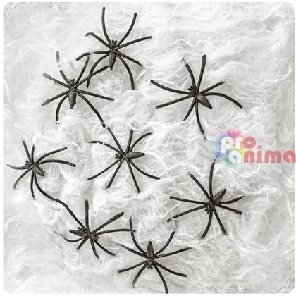 Комплект паяци с мрежа, за декорация, DP Craft