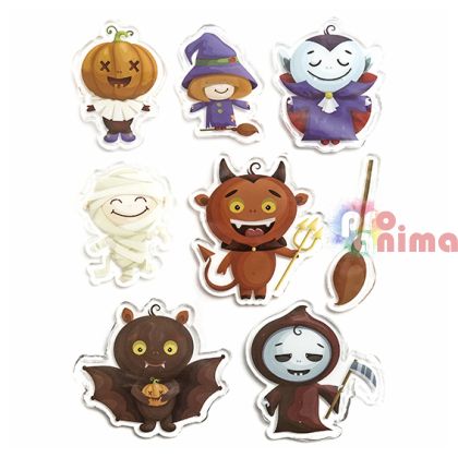 Гел стикери DP Craft, Halloween, 8 бр.