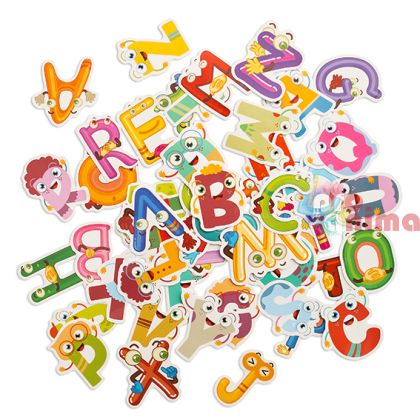 Стикери от винил DP Craft, забавна азбука, 50 бр.