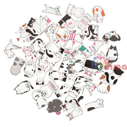 Винилови стикери DP Craft, Котки, 50 бр.