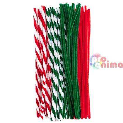 Пухени телчета DP Craft, четири цвята, 30 cm, 80 бр.