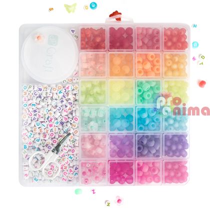 Комплект мъниста за бижута, 979 бр.