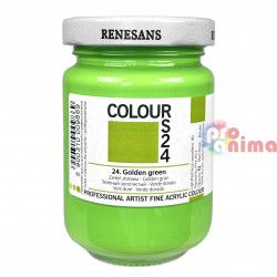 24 жълто-зелена