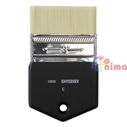 Четка за рисуване Renesans Action 86960, къса, квадратна, отделни номера