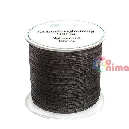 Корда найлонова DP Craft, 100 mm, 0.8 mm, черна