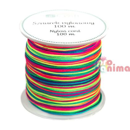 Найлоново въже DP Craft, 0.8 mm, 100 m, дъга