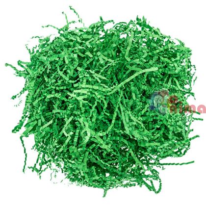 Декоративен пълнеж DP CRaft, хартия на ленти, 3 mm, 42 g, светлозелена