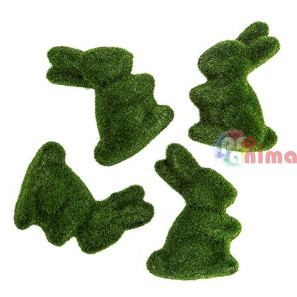 Зайчета с мъх DP Craft, 4 бр.