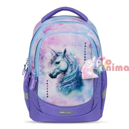 Раница за първи клас, за момиче Belmil Magical Pegasus