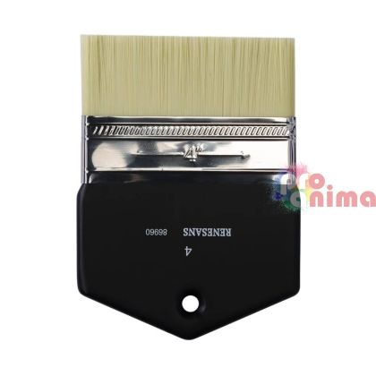 Четка за рисуване Renesans Action 86960, къса, квадратна, отделни номера