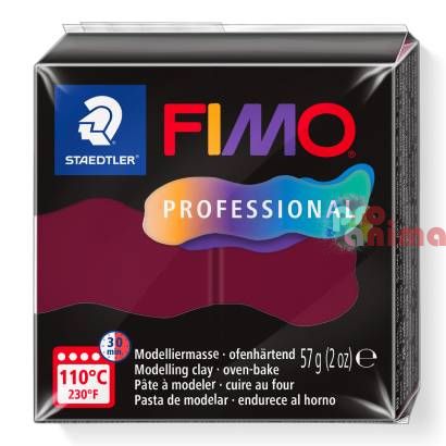 Fimo Professional 57g, 23 бордо
