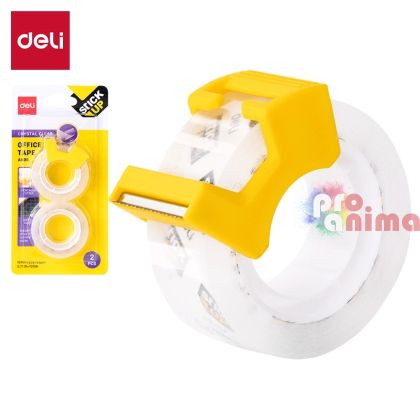 Тиско с резачка Deli 18 mm x 27 m