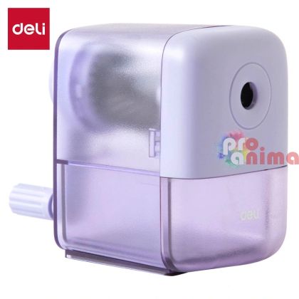 Механична острилка Deli EH2, лилава