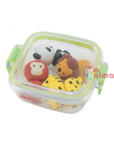 Детски гумички за триене Spree Jungle, 4 бр., в кутийка, 