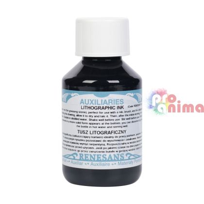 Литографско мастило Renesans, сирийско черно