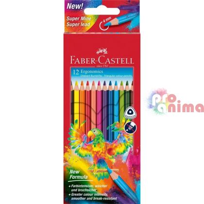 Цветни моливи Faber-Castell, 12 цвята
