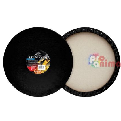 Черни кръгли платна за рисуване Phoenix, различни размери