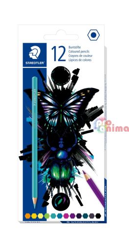 Цветни моливи Staedtler Cool&Cute, 12 цвята