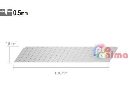 Режеща пластина, OLFA LBD 10, 10 бр. в кутийка