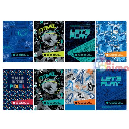 Тетрадка Gabol, А5, големи квадратчета, за момче