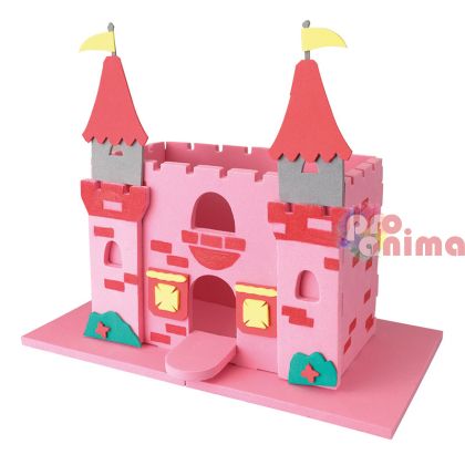 Креативен комплект с гумирана пяна (foam) Foam Замък на принцеса