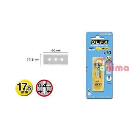 Режеща пластина OLFA SKB-10, 10 бр. в блистер