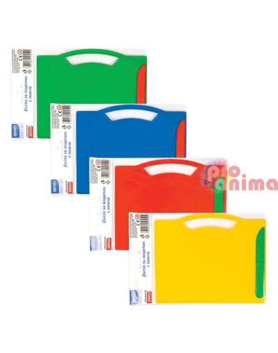 Дъска за пластилин, с ножче