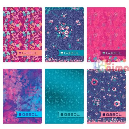 Тетрадка Gabol, каре, А4, 60 листа, за момиче