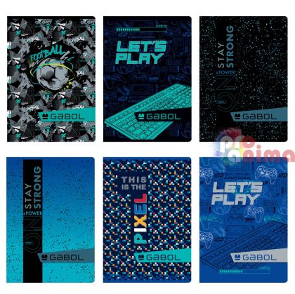 Тетрадка Gabol, каре, А4, 60 листа, за момче